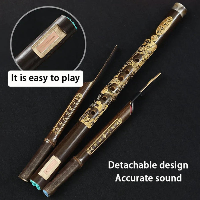 Handmade Purple Bamboo Hulusi In C / B Flat For All Ages