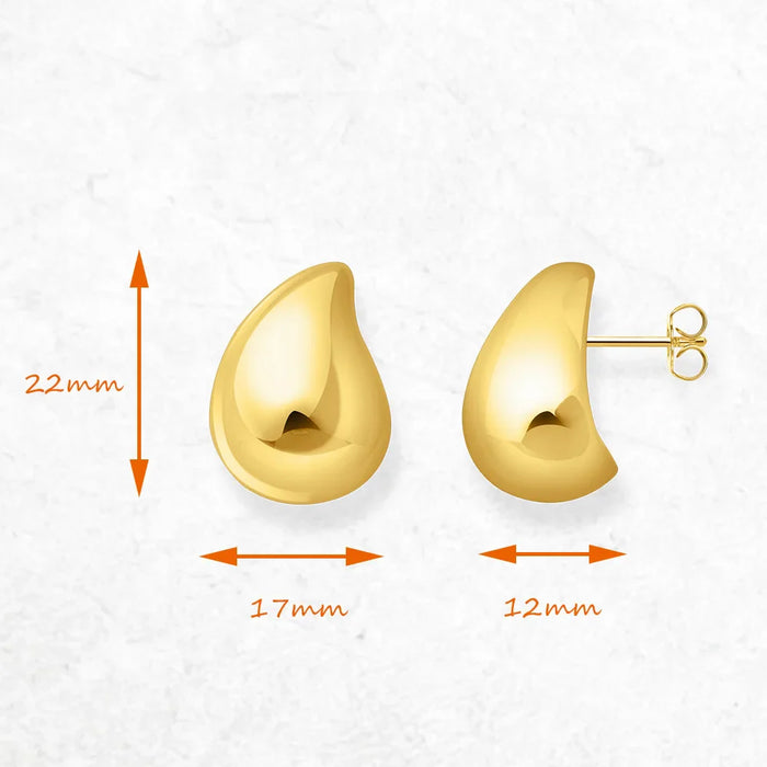 925 Sterling Silver Water Drop Earrings Trendy Gift For Women