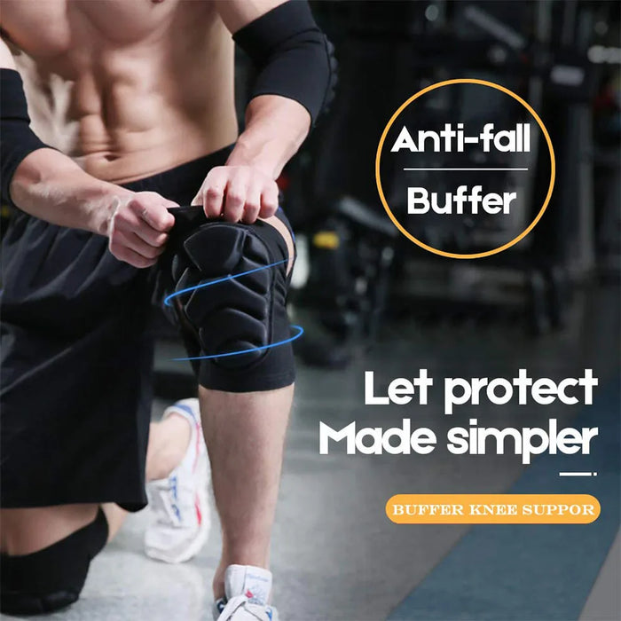 Pair of Anti Slip Knee Pads For Sports Thick Eva Foam