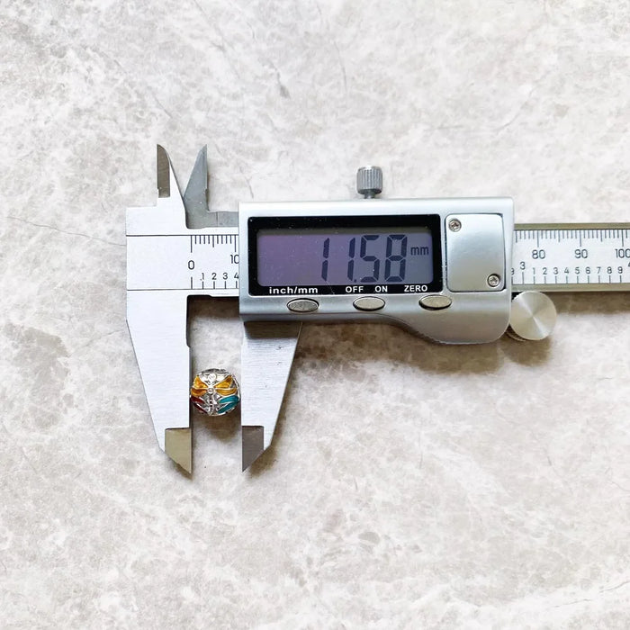 925 Sterling Silver Colourful Dragonfly Beads European Charm For Women