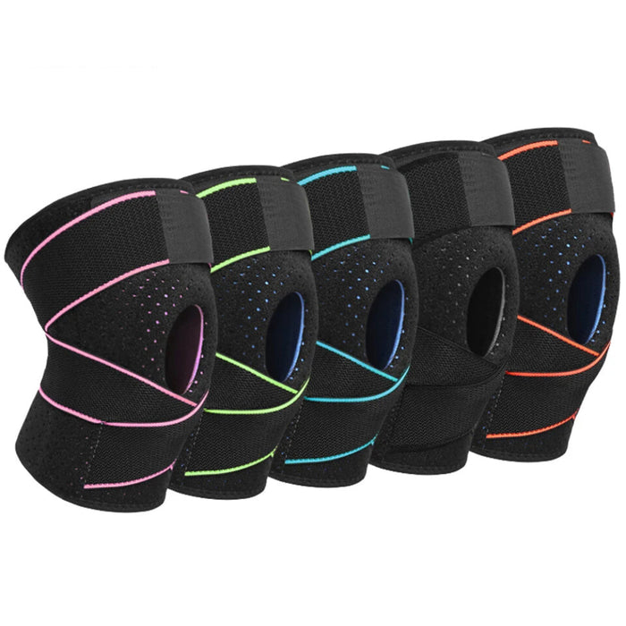 Quick Dry Knee Support With 4 Springs Sports Kneepad Brace