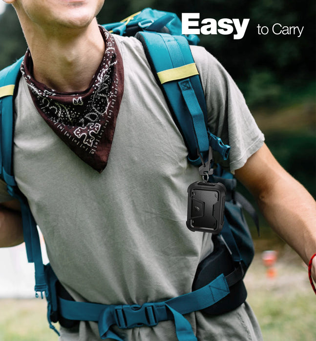 For Beats Studio Buds 2021 Case Led Visible 360 Degree Full-Body Shockproof Rugged Protective Case With Secure Lock Keychain Design