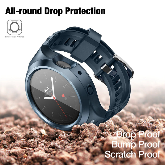 For Samsung Galaxy Watch Active 2 44Mm Rugged Protective Sports Business Case With Strap Bands