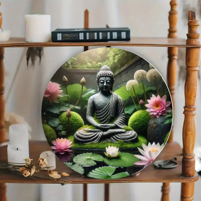 8X8 Inch Inch Round Metal Tin Sign 2D Flat Wall Art Decoration