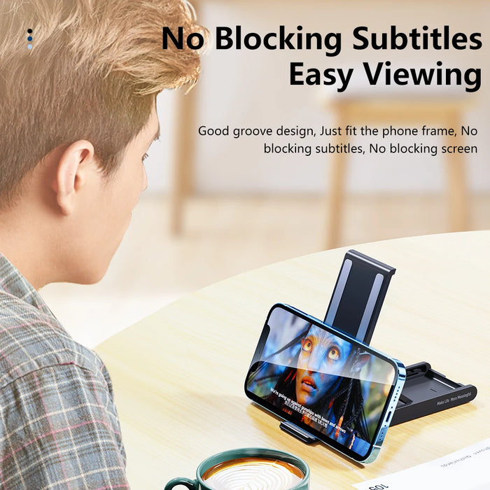 Foldable Desktop Holder Portable Mini Moblie Phone Stand For Iphone14 13 Pro Max Ipad Xiaomi Desk Bracket Portable Stand