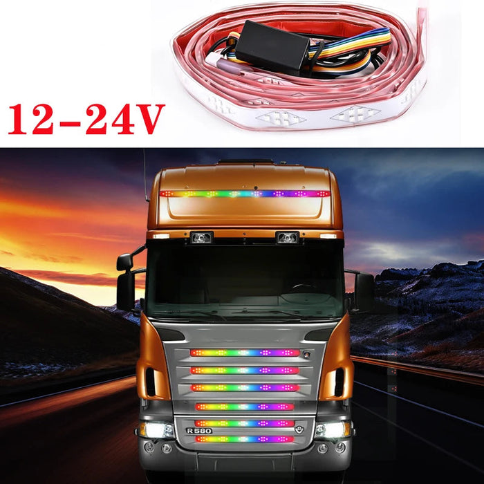 12V 24V Led Truck Car Tail Light Strip Night Safety Warning Signal