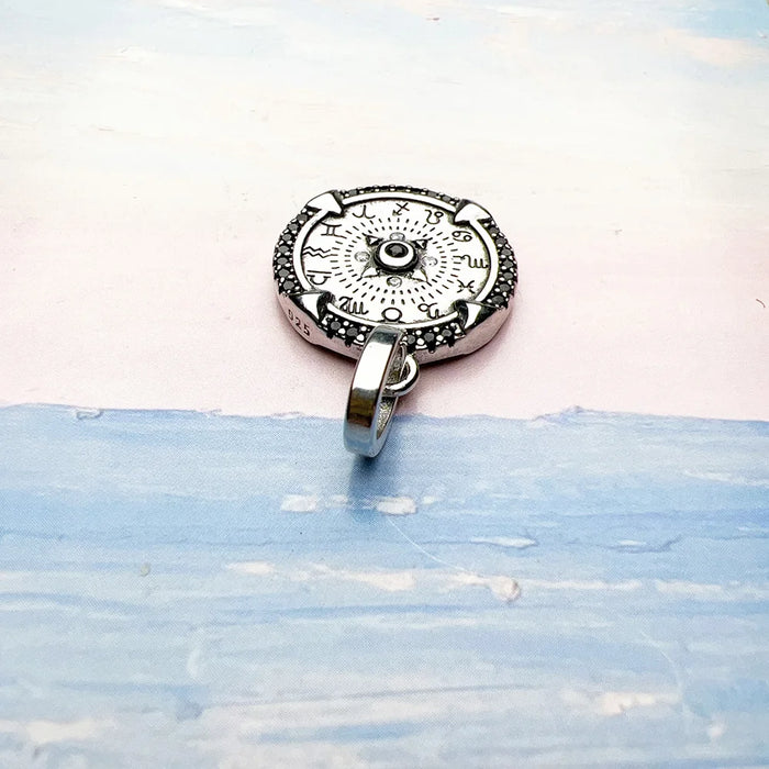 925 Sterling Silver Nature Elements Talisman Pendant Lucky Gift For Women & Men
