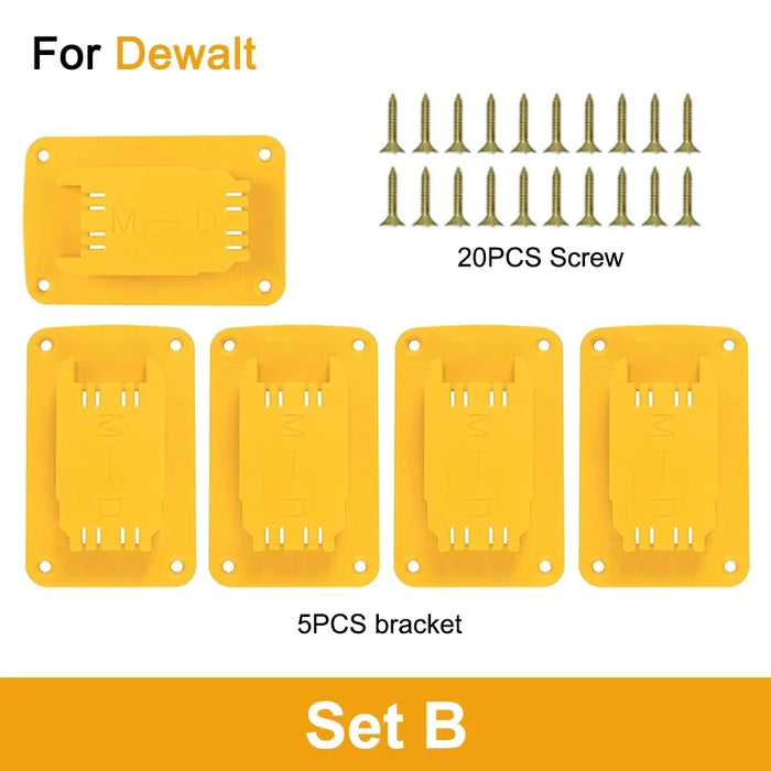 14.4V 18V Battery Storage Rack For Dewalt Tools