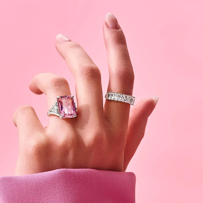 925 Sterling Silver Timeless Ring For Women Elegant European Design