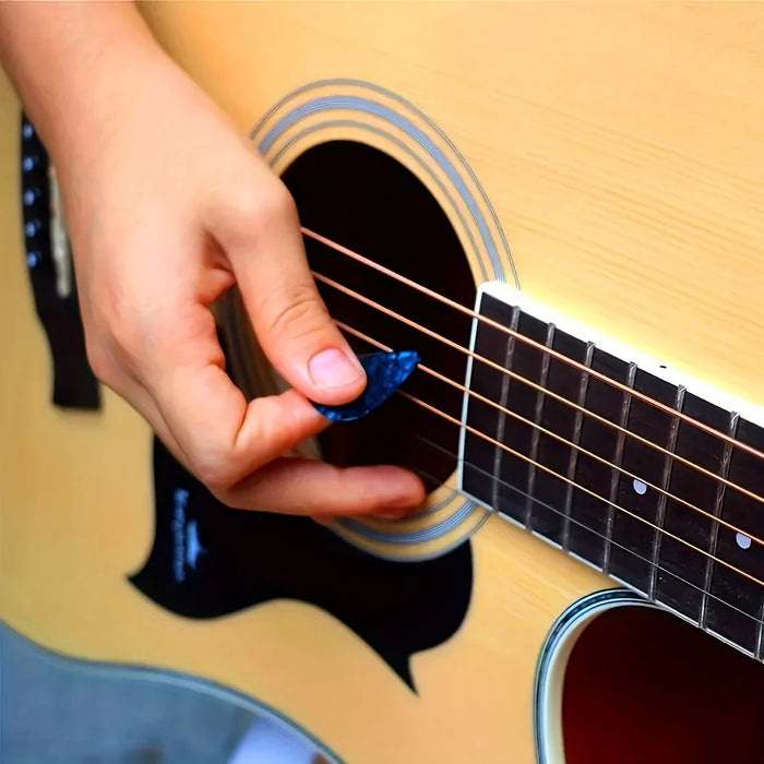 100 Mixed Colour Guitar Picks Assorted Sizes