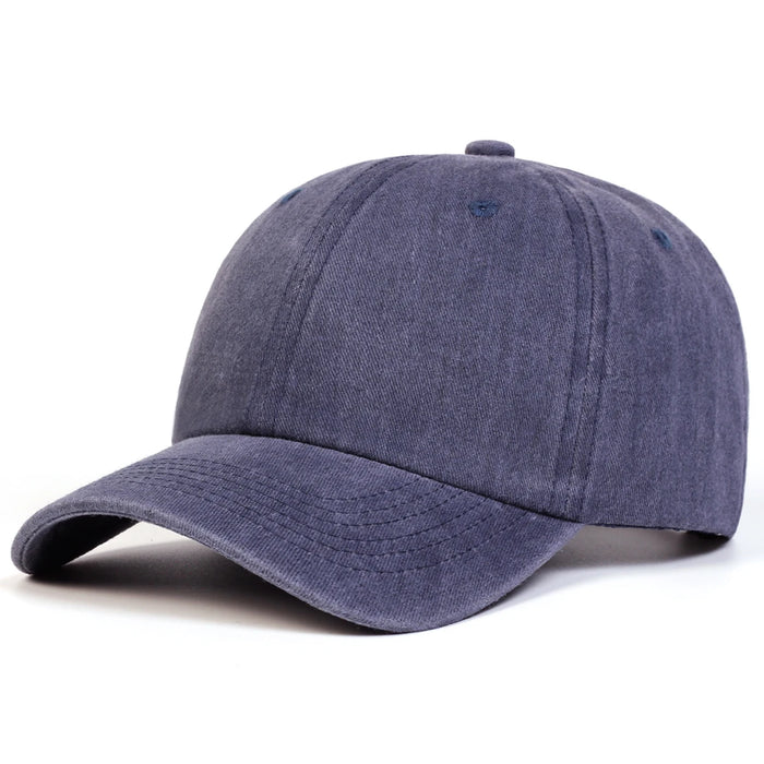 Adjustable Light Wash Baseball Cap For Outdoor Sun Protection