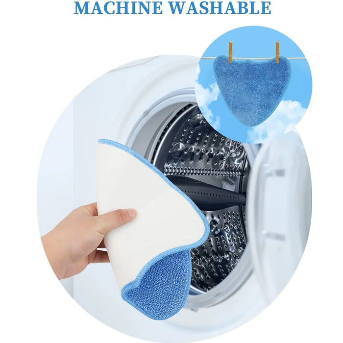 3 Pack Steam Mop Pads Compatible With Vax S85-Cm S86-Sf-P S86-Sf-T S86-Sf-C S86-Sf-Cc Microfibre Cleaning Pads