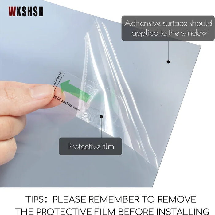 Uv-Proof One Way Mirror Film - Silver