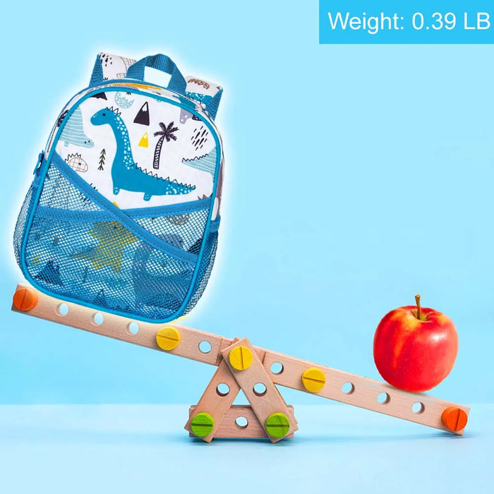 9.5 Inch Baby Dinosaur Backpack With Removable Leash