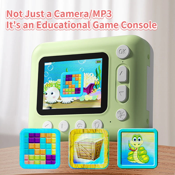 Hd 1080P Digital Camera Video Mini Camera Printer Kids Instant Camera Print 2.4 Ips Screen Children Video Camera For Kids Toys