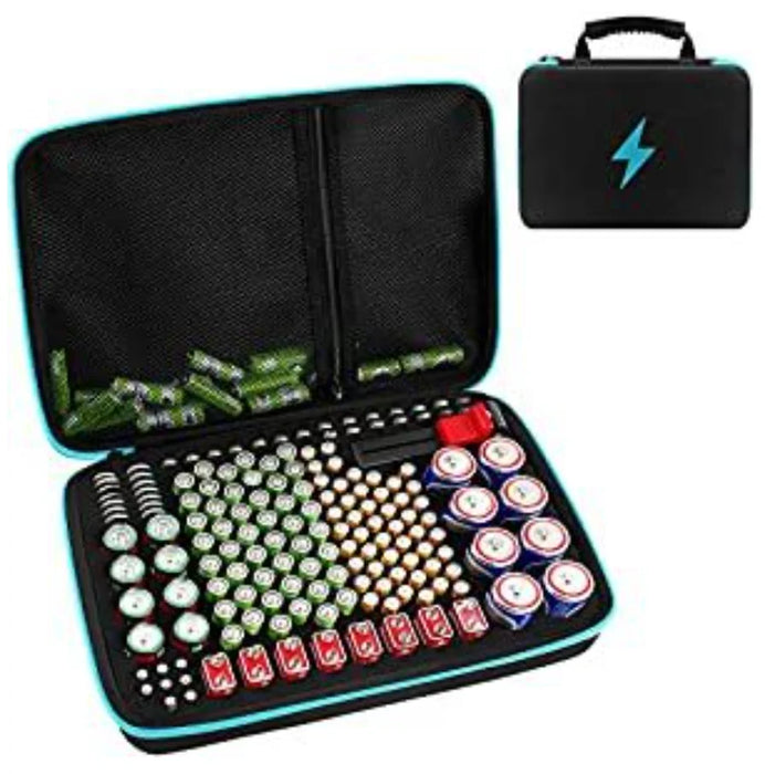 Battery Storage Case Tester Organize Batteries In Garage