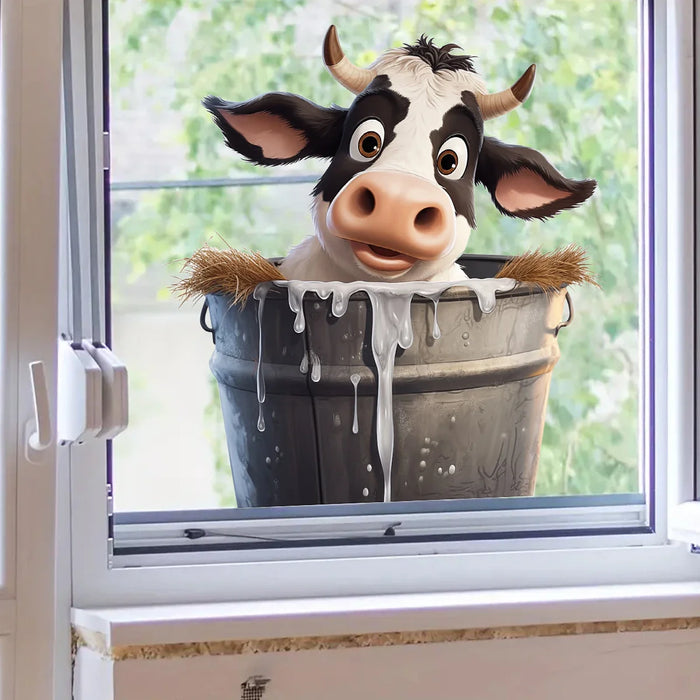 Adorable Cow Wall Sticker For Kids Room Decor