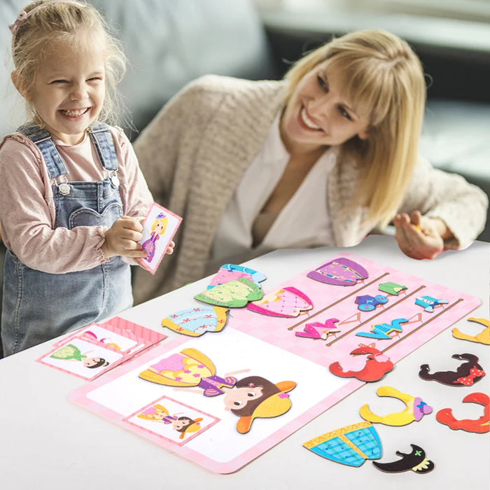 Kids Magnetic Animal & Vehicle Puzzles Ages 3-5