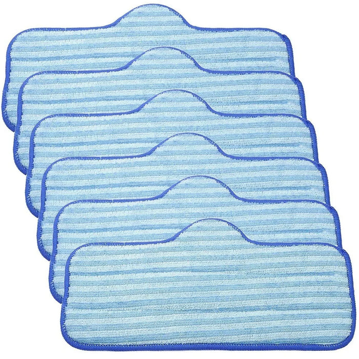 6 Pack Microfiber Pads For Dupray Neat Steam Ruseable Pads