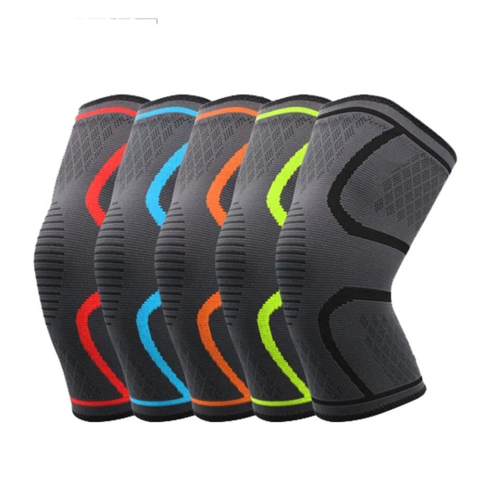 Sport Compression Knee Sleeve For Running & Cycling Elastic Nylon Brace For Basketball
