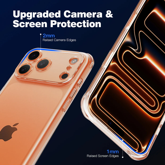 For Iphone 17 Pro Max & Iphone 17 Air 6.9 Inch Anti-Scratch Shockproof Protective Bumper Clear Case