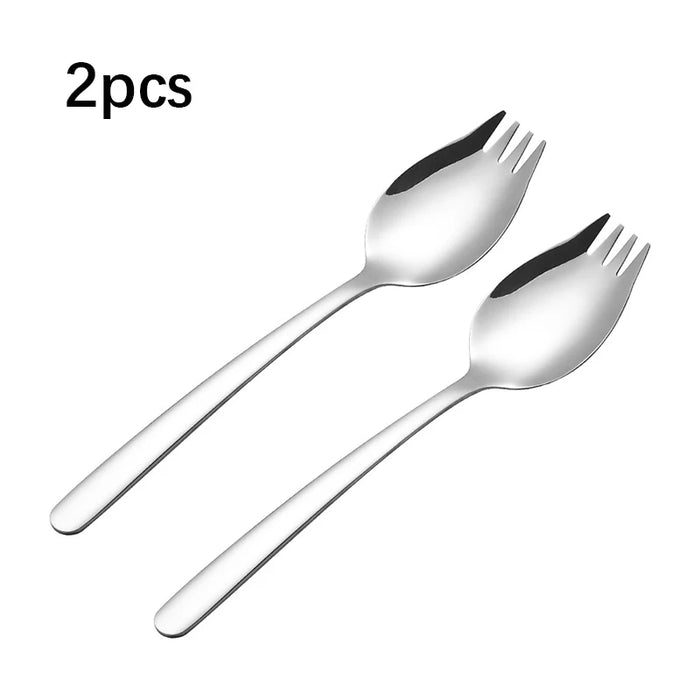 2 / 4 Piece Stainless Steel Salad Fork Set Ideal For Restaurants & Dessert Shops
