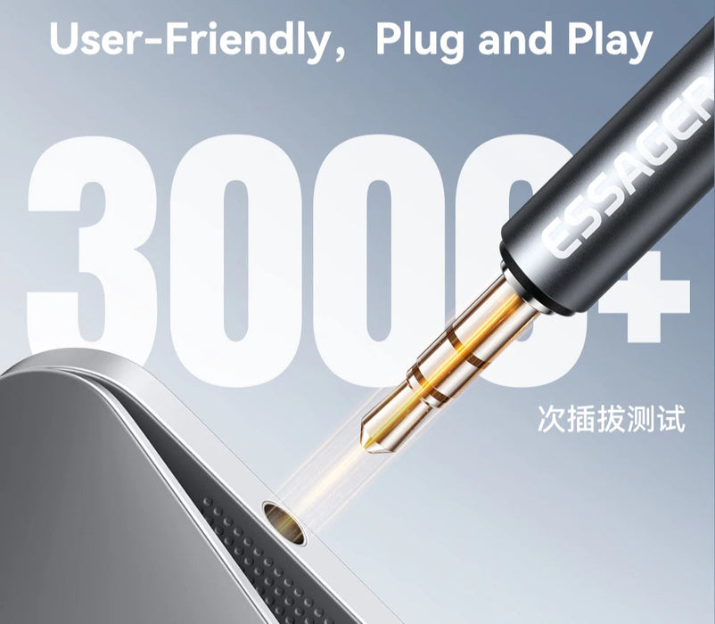 3.5Mm Male To Male Jack Audio Adapter For Mobile Phone Headphone Car Mp3 Speaker Laptops Tablets Stereo Jack Connector