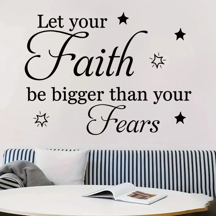 Motivational Star Wall Stickers For Home Decor