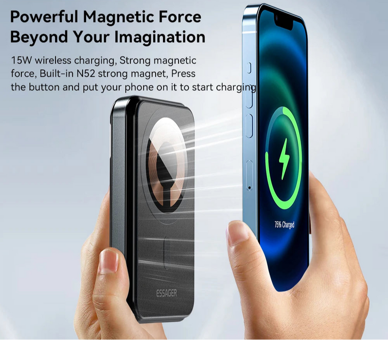 Pd 20W 5000Mah Power Bank Magnetic Wireless Chargers For Iphone 16 15 14 13 Pro Max Portable External Battery Poverbank