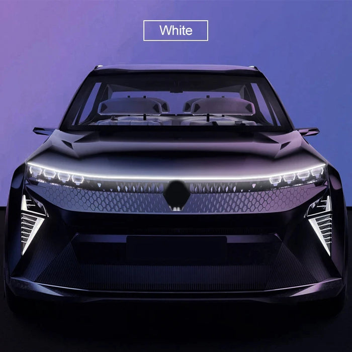 12V Led Car Hood Decorative Light Strip Waterproof Daytime Running Lamp