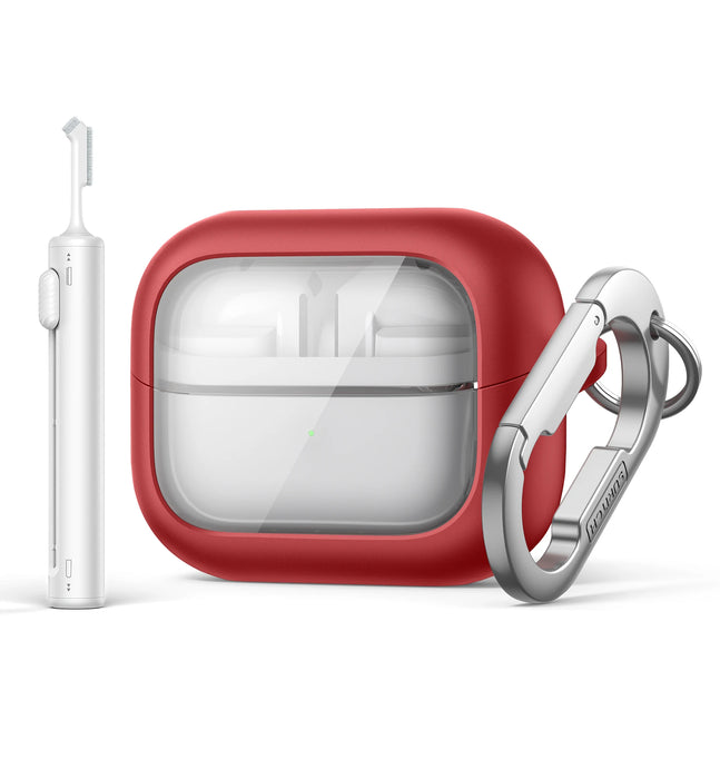 For Samsung Galaxy Buds 3 Pro / Galaxy Buds 3 Magnetic Bumper Rugged Shockproof Protective Case With Anti-Lost Keychain