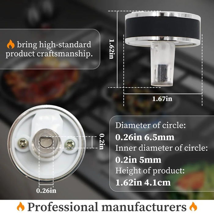 5 Pack Wb03X24360 Gas Stove Knob Compatible With Ge Monogram Gas Cooktop Wb03T10259 Ap5980302 Ps11700818 Eap11700818 4179424