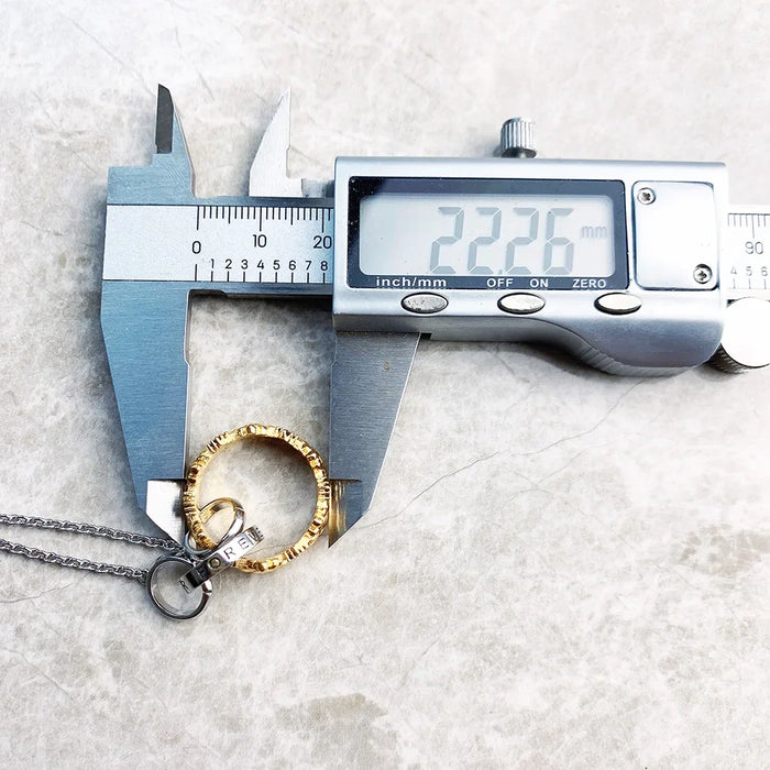 925 Sterling Silver Gold Link Chain Necklace Elegant Romantic Gift For Women