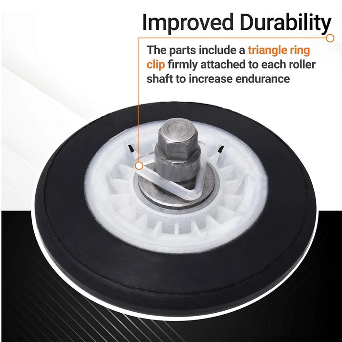 4581El2002C Dryer Drum Roller For Lg Kenmore Dryers Ap5688895 4581El2002A 4581El2002B 4581El2002D Ps8260240 - Pack Of 4