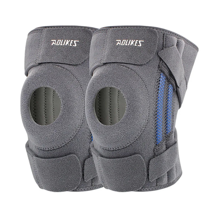 Pair of Knee Braces With Side Stabilizers Pain Relief For Men And Women Running Cycling Climbing