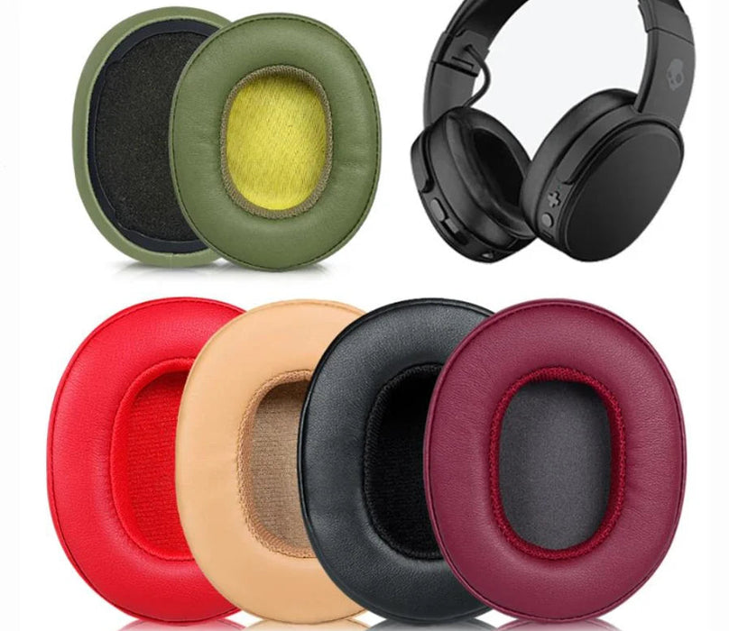 Pair of Replacement Earpads For Llcandy Crusher Wireless Crusher 3 Anc Venue Evo 360 Hesh 3 Headphones