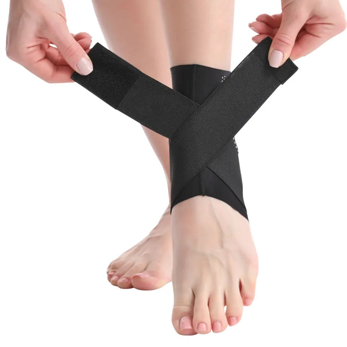 Adjustable Ankle Brace For Sprains Strong & Breathable Support