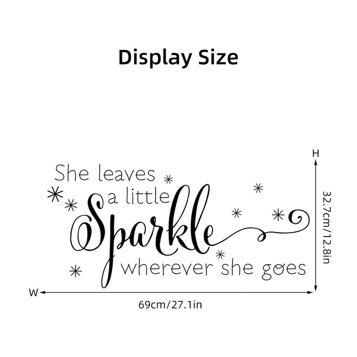 Charming Text Wall Stickers For Bedroom Decor