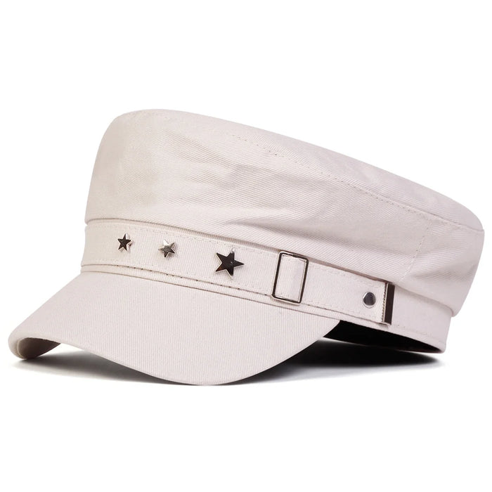Stylish Unisex Military Hat For Outdoor Sports Five Pointed Star Design
