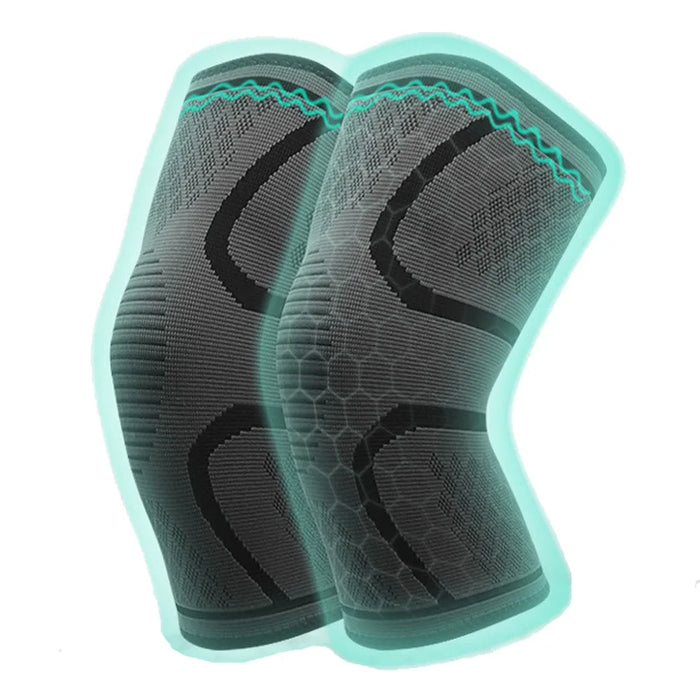 Pair of Knee Braces For Pain Relief Compression Sleeve For Men & Women Meniscus Tear Support Running