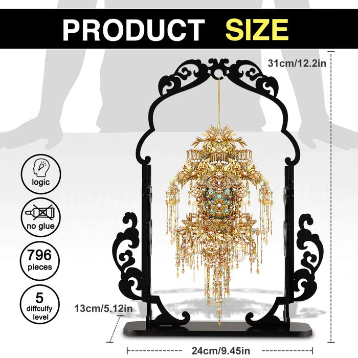 3D Metal Fireworks Puzzle Kit For Teens Diy Gift