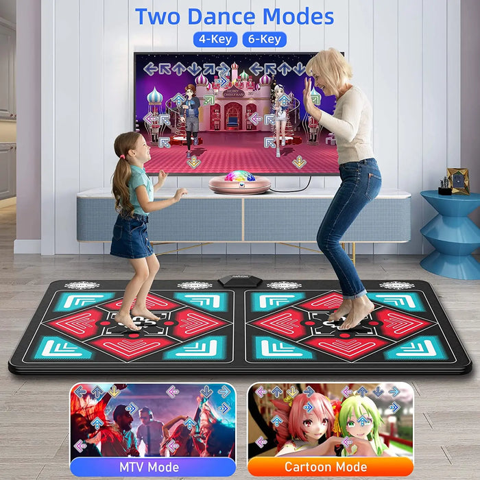 Wireless Motion Game For Tv / Pc Non Slip Yoga Pad Family Fun