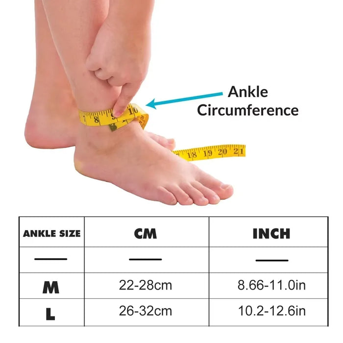 Adjustable Ankle Wrap For Pain Relief Achilles Tendon Plantar Fasciitis Sprains Strains
