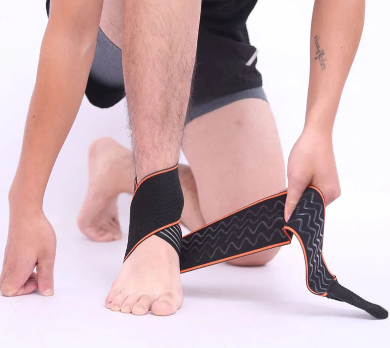 Adjustable Ankle Brace Breathable Nylon Material Super Elastic & Comfortable Ideal For Sports