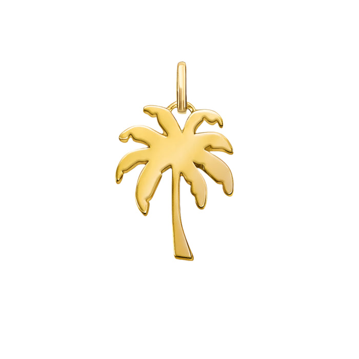 925 Sterling Silver Coconut Tree Pendant Fashion Jewelry For Men & Women