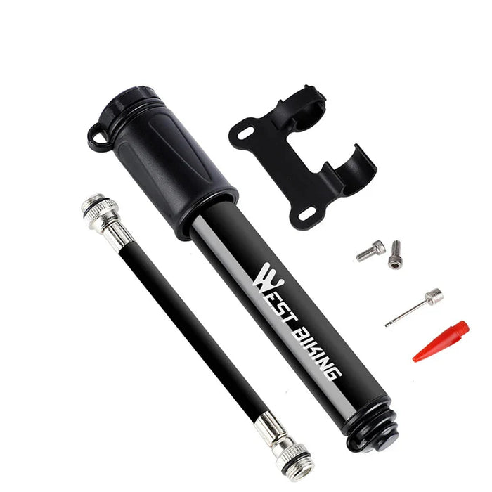 Compact Bike Pump For Mtb & Road Cycling