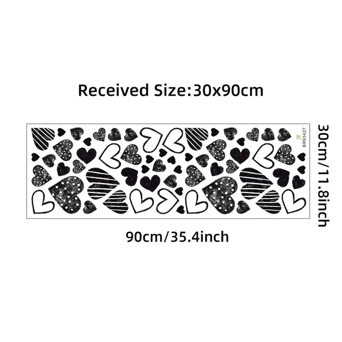 Modern Heart Wall Stickers For Home Decor