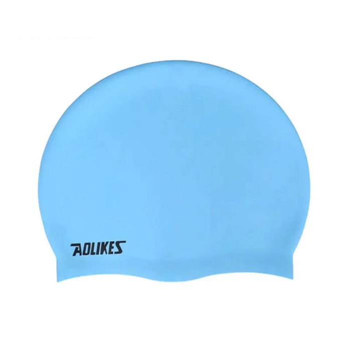 Non Slip Silicone Swim Cap Waterproof Wrinkle Free Men & Women