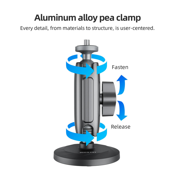 360 Degree Magnetic Action Camera Holder For Gopro Insta360 Dji Smart Phone