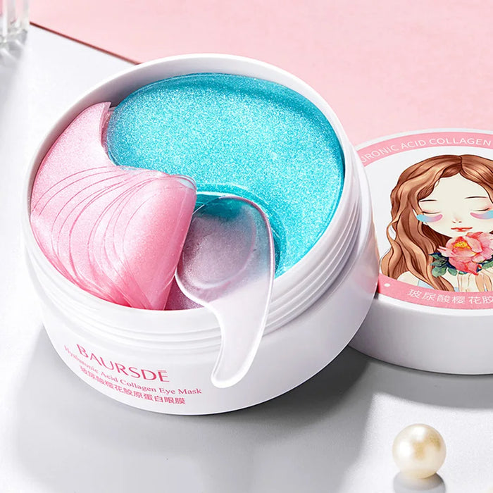 60 Piece Gold Crystal Eye Mask For Dark Circles & Firming